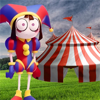 Pomni Building the Circus Game